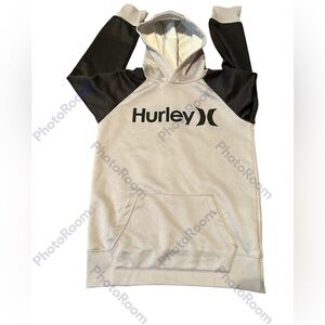 Hurley H2O- DRI‎ Gray Hooded Sweatshirt Size 10/12